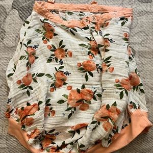 Little Unicorn Muslin Carseat cover